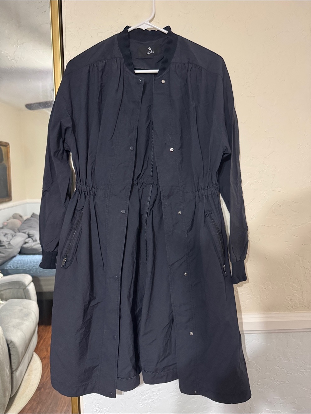 Navy Lightweight Women's Trench Coat